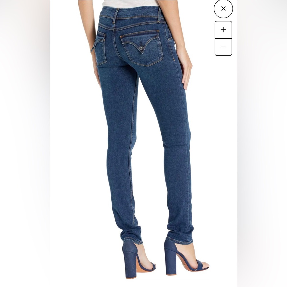 HUDSON WOMENS ENHANCE COLLIN MID RISE SKINNY Jeans - Blue OBSCURITY NWT 31